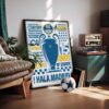Real Madrid UCL History - Framed Football Poster