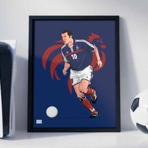 Zidane Framed Football Poster in Egypt