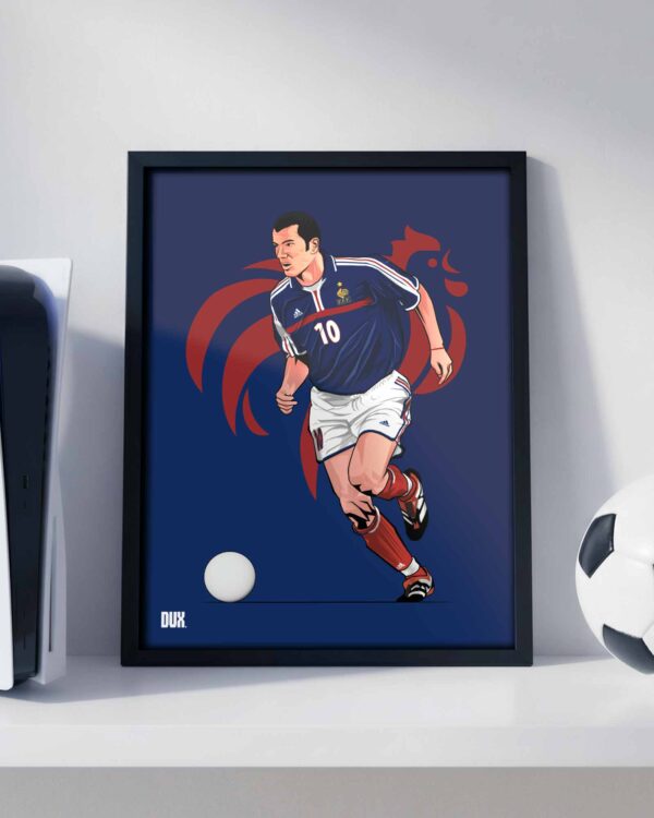 Zidane Framed Football Poster in Egypt