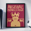 Arsenal Premier League Winners - Framed Football Poster
