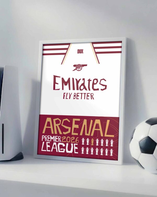 Arsenal Premier League Winners 2V - Framed Football Poster