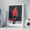 Bruno Fernandes - Framed Football Poster