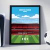 Emirates Stadium - Framed Football Poster