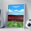 Emirates Stadium - Framed Football Poster