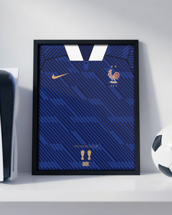 France 2026 World Cup Jersey - Framed Football Poster