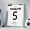 Bellingham 25/26 Jersey - Framed Football Poster