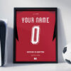 Egypt World Cup Customizable Jersey - Framed Football Poster