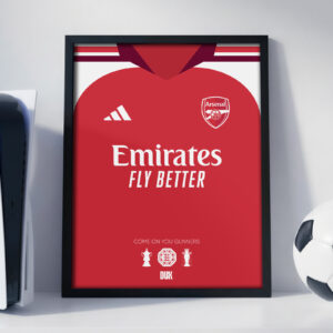 Arsenal 2027 Home Jersey - Framed Football Poster