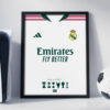 REAL-2027 Real Madrid 2027 Home - Jersey Framed Football Poster