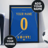 CHELSEA-CUSTOM-JERSEY-CLOSEUP Chelsea 26/27 Customizable Jersey - Framed Football Poster